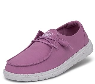 HEYDUDE Wendy Slub Canvas Women's Pink Shoes