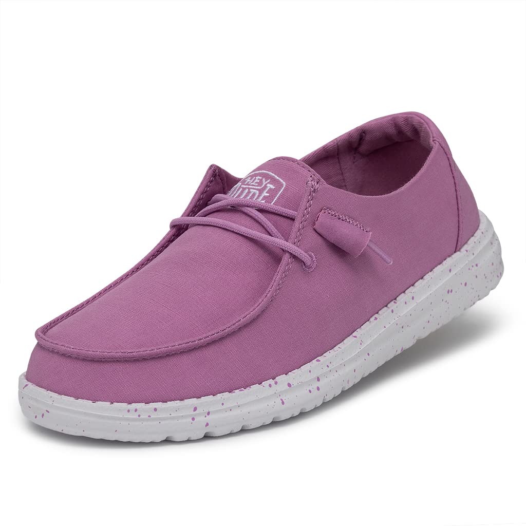 HEYDUDE Wendy Slub Canvas Women's Pink Shoes