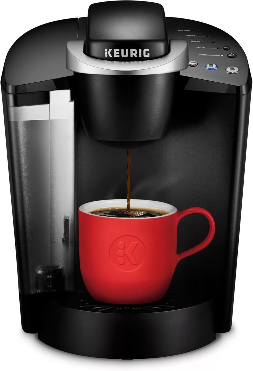 Keurig K-Classic Single Serve K-Cup Pod Coffee Maker, with 3 Brew Sizes, 48oz Re