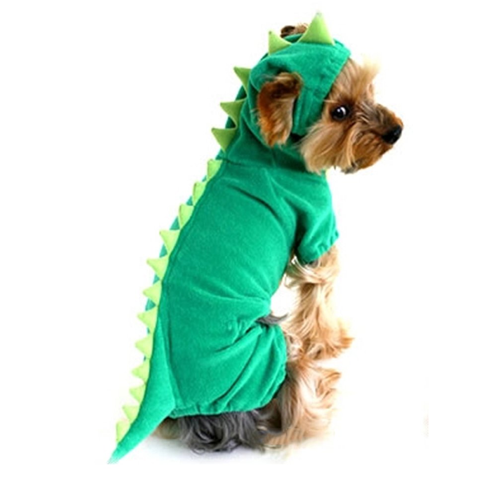 NACOCO Dog Dinosaur Design Costume Green Pet Clothes for Medium & Large Dog (Gre