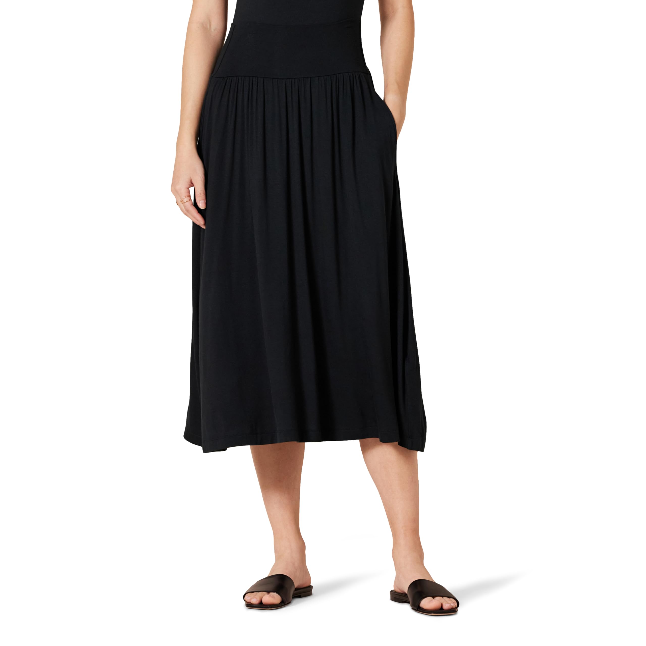 Amazon Essentials Women's Pull-On Jersey Midi