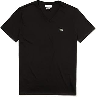 Lacoste Short Sleeve V-Neck Pima Cotton Shirt Men