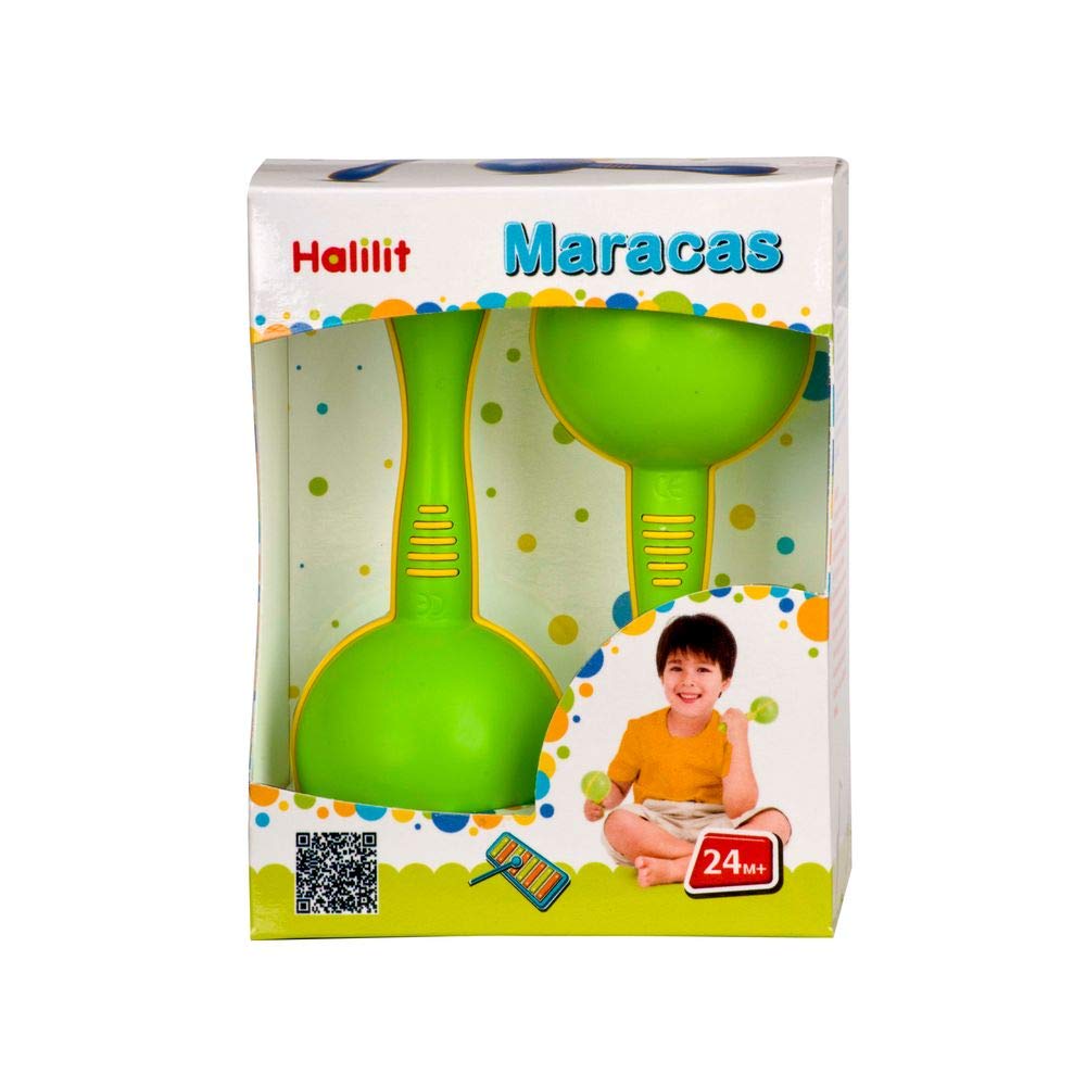 Halilit Maracas – Traditional Baby Rattle Musical Instruments for Toddlers 2+ | 