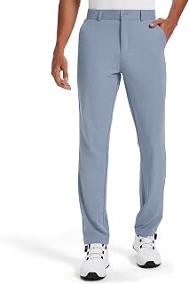 Men's Golf Pants Chinos Stretch Work Dress Quick Dry 30"/32"/34"