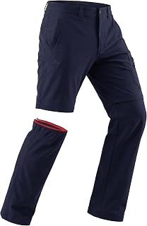 Pioneer Camp Men's Zip-Off Hiking Trousers, Removable Trekking Trousers, Durable Water-Repellent Outdoor Trousers, Quick Drying with 4 Pockets for Trekking