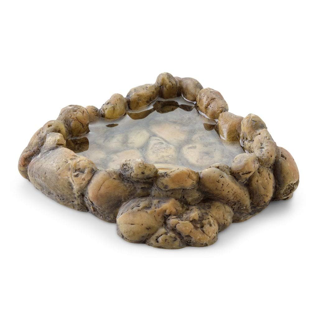 Exo Terra Corner Pebble Water Dish - Medium