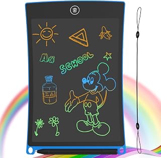 GUYUCOM 8.5-inch LCD Writing Children's Drawing Tablet and Children's Magic Tablet for Kids with Colourful and Brighter Line, Great Gifts for 3 4 5 6 7 Year Old Boys Girls (Blue)