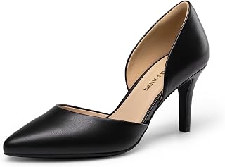 DREAM PAIRS Women's Pointed Heel Pumps