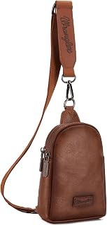 Wrangler Crossbody Clear Sling Bags for Women Stadium Approved Cross Body Purse for Sports Events Concerts