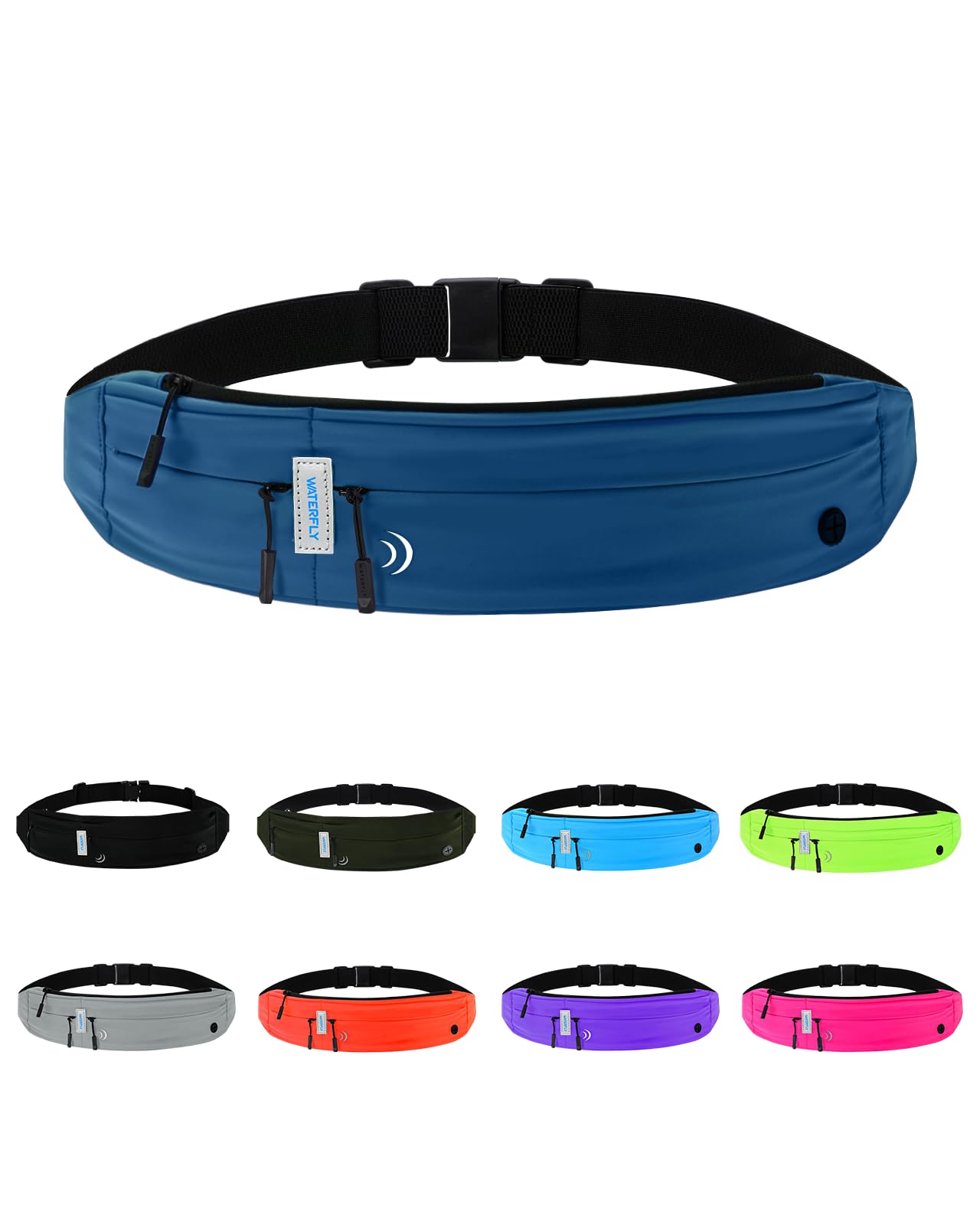 Waterfly Running Belt Bum Bag: Runner Marathon Jogging Men Women