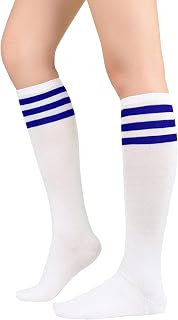 American Trends Retro Striped Socks for Women Athletic Soft Socks for Running, Golf, Tennis, Volleyball, etc
