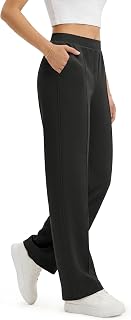 ODODOS Women's Modal Soft Classic Pants Mid Rise Pull-On Lounge Casual Work Pants with Pockets- 27" / 29" / 31" Inseam
