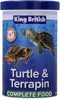 King British – Turtle & Terrapin Complete Food – 200g Tub – Rich in Vitamins & Minerals Natural Ingredients – Contains a Variety of Shrimp, Gammarus & Krill