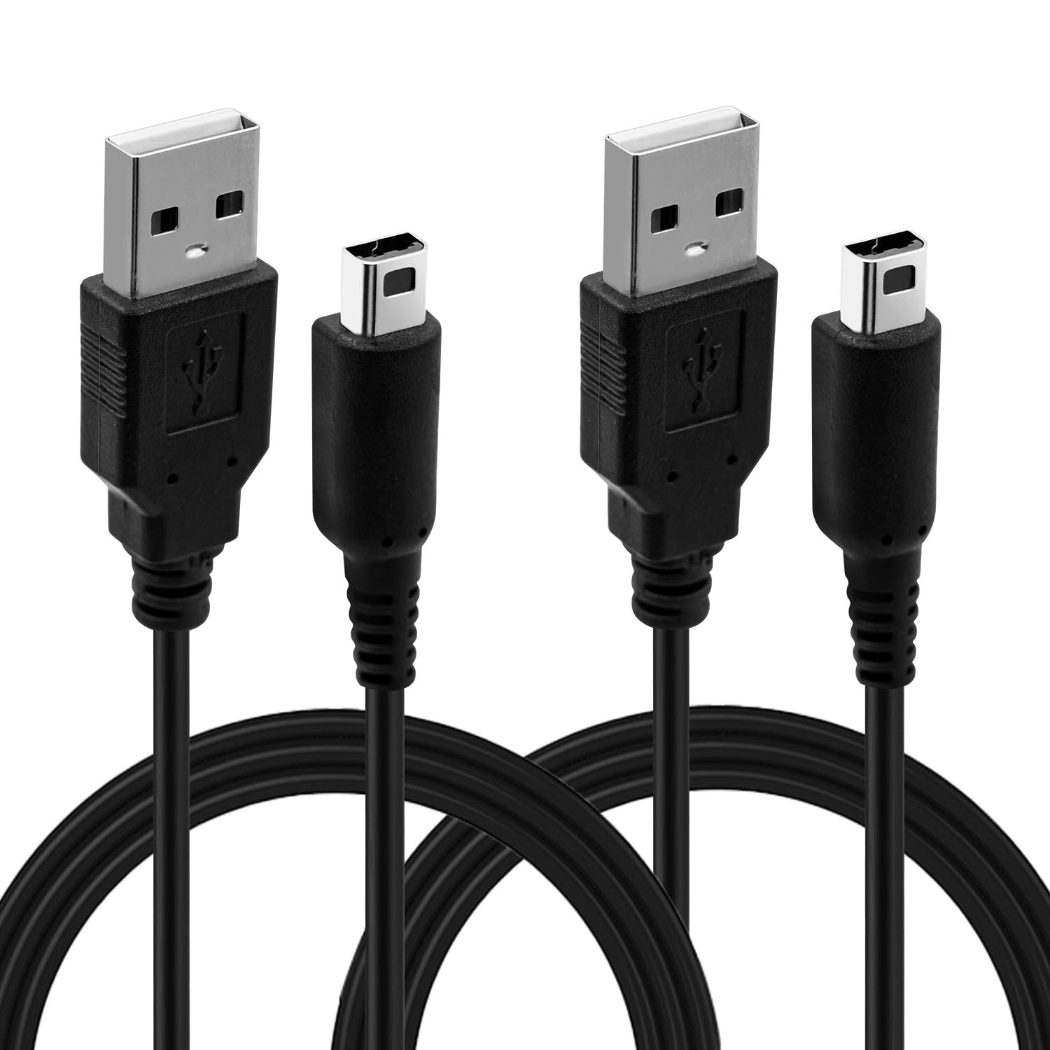 Mcbazel 2 Pack Charger Cable for Nintendo 3DS, 3DS XL, New 3DS XL, 2DS, DSi | US