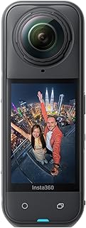 Insta360 X5 - Waterproof 8K 360° Action Camera, Leading Low Light, Invisible Selfie Stick Effect, Rugged and Replaceable Lens, 3-Hour Battery, Built-in Wind Guard, Stabilization, Triple AI Chip Design