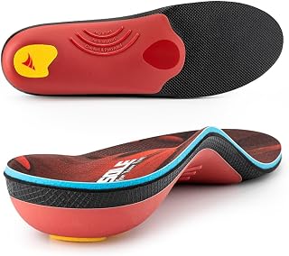 VALSOLE Orthopaedic Insoles Arch Support, Orthopaedic Insoles for Flat Feet, Sports Insoles Shoes for Flat Feet, Plantar Fasciitis, for Men and Women