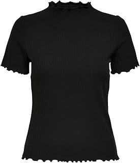 Only Onlemma S/S Noos Jrs – High Neck Top Women's T-Shirt