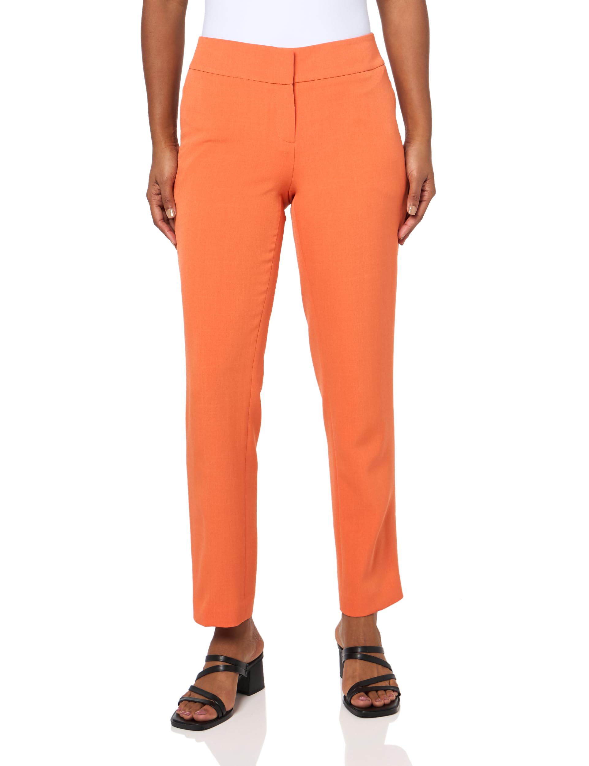 Kasper Women's Flat Front Slim Pant