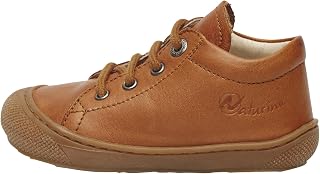 Naturino Metallic First Walking Shoes, Cognac