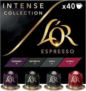 L'OR Espresso Intense Variety Box Coffee Pods x40 Nespresso®* Compatible