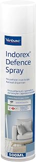 Virbac Indorex Defence Flea Spray for the Home | Kills Fleas | 500ml Can | Kills cat & dog adult fleas and dust mites in the home on contact; up to 12 months protection; treats a 3-4 bed house