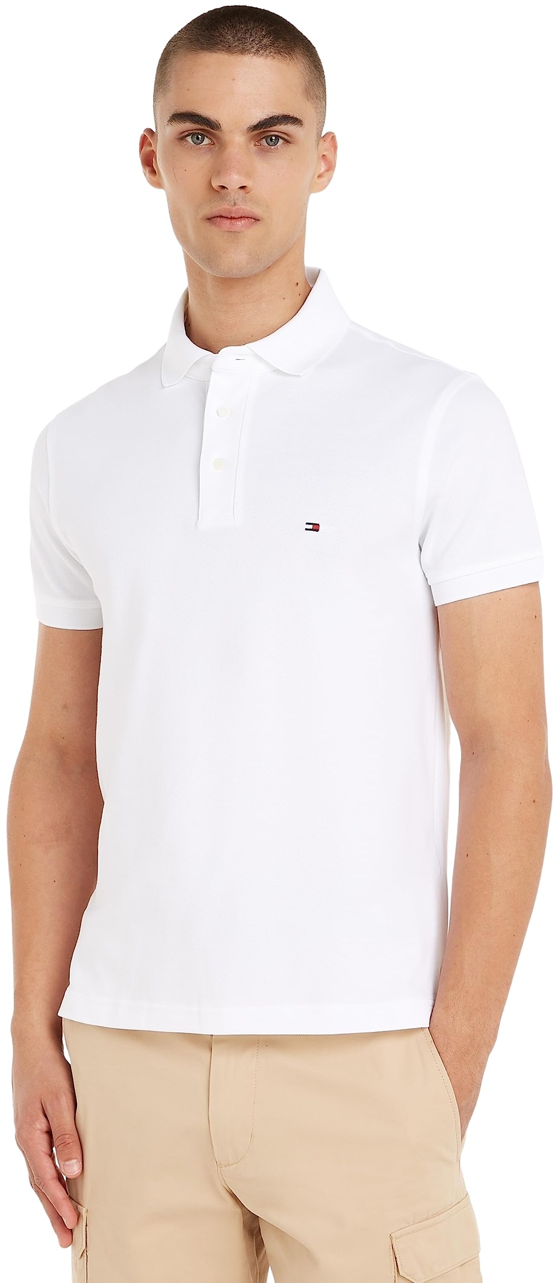 Tommy Hilfiger Men's 1985 Slim Fit Short Sleeve Polo Shirt