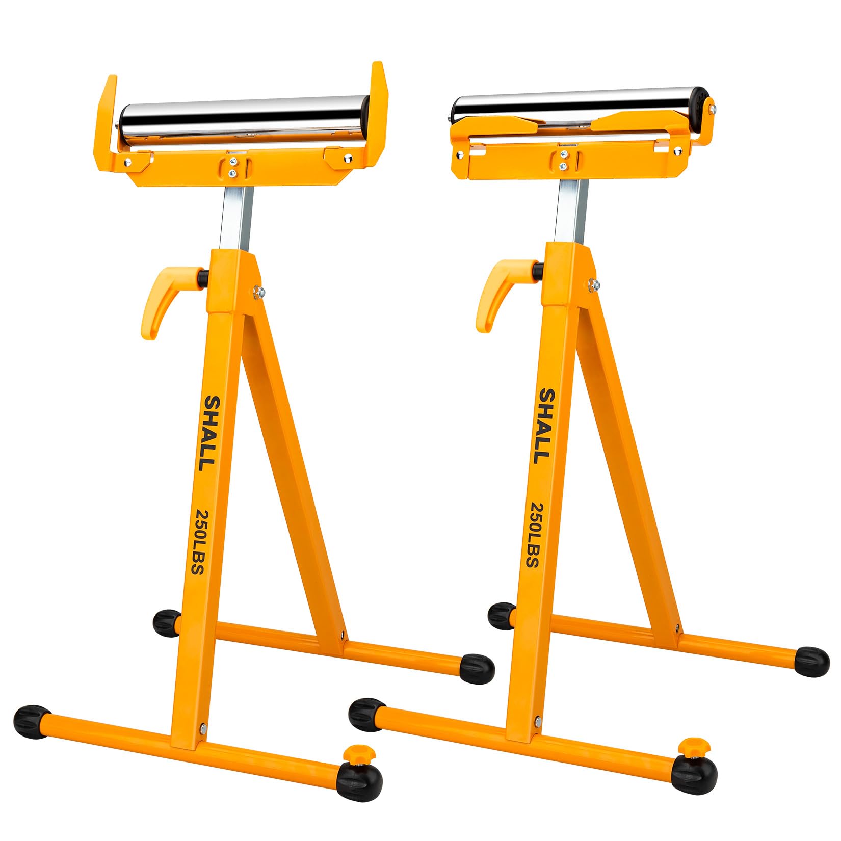 SHALL Roller Stand, Heavy-Duty Folding Roller Stands with 500 LBS Capacity | 2-P