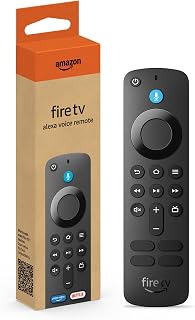 Amazon Fire TV Alexa Voice Remote with TV controls, requires compatible Fire TV device