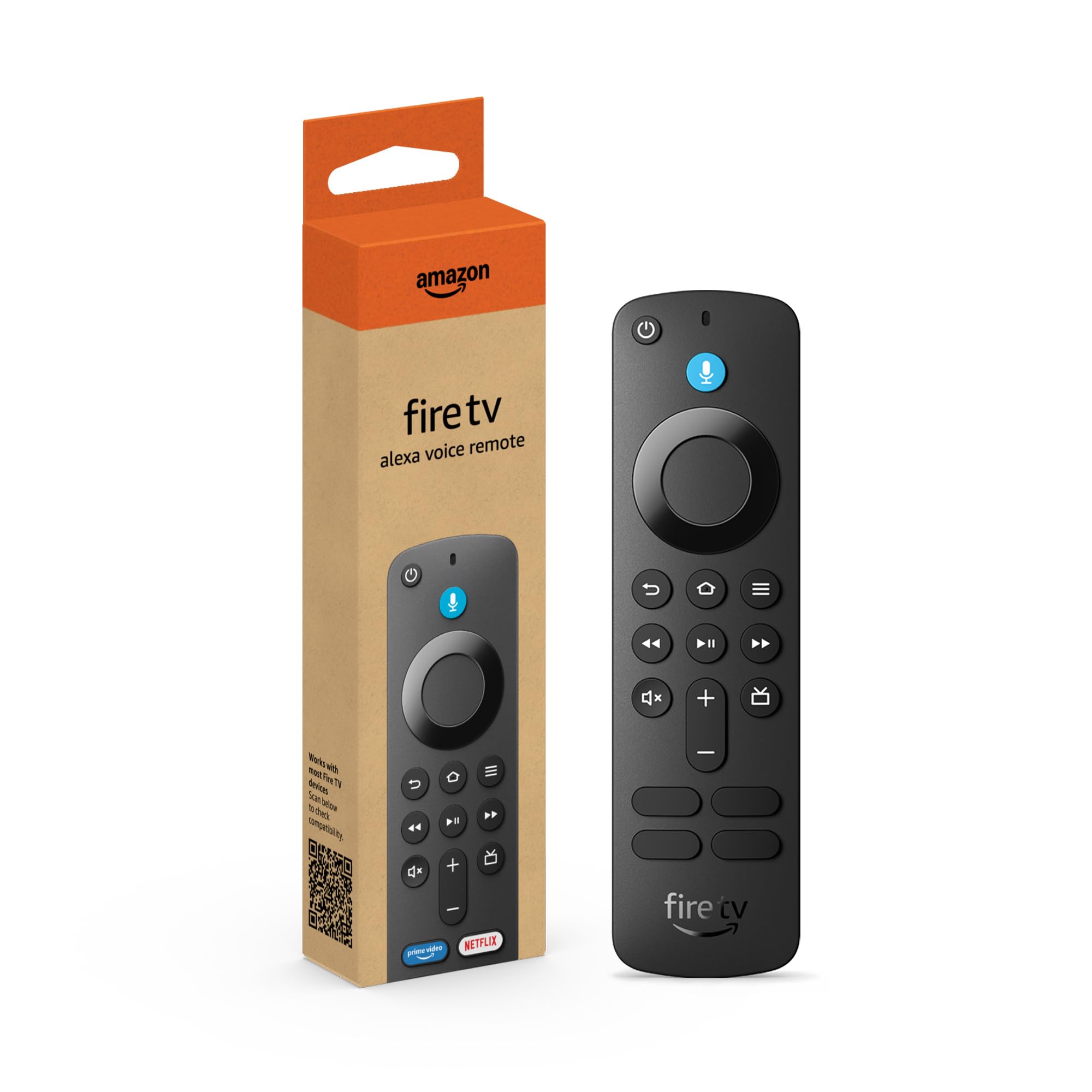 Amazon Fire TV Alexa Voice Remote with TV controls, requires compatible Fire TV 