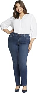 NYDJ Apparel Plus Size Straight Jeans - Marilyn