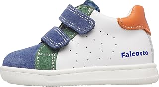 Falcotto KINER VL-Leather and Suede Trainers - White