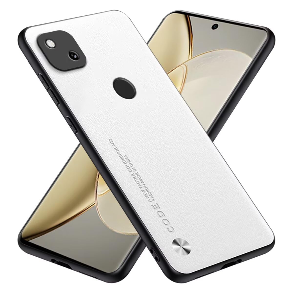 RankOne Case Compatible with Google Pixel 4a (4G) (5.81") Case Cover Case - Whit