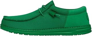 Hey Dude Wally Braided Mens Loafer Shoes in Off White