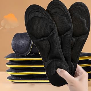 3 Pairs 5D Cloud Insoles Memory Foam Massage Shoe Pads Breathable Cushion Sport Running Insoles Foot Orthopedic Inserts EU39-40