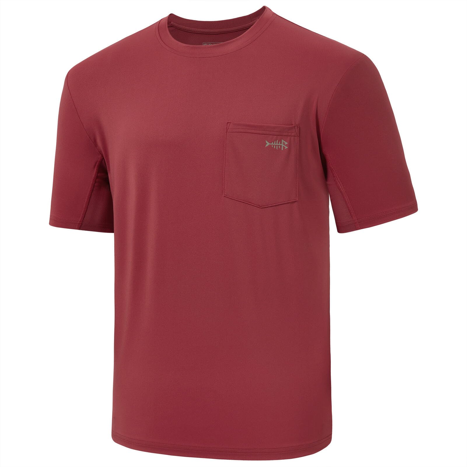 Bassdash Men's Short Sleeve Pocket T-Shirt UPF 50+ Performance UV Sun Protection
