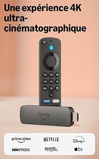 Amazon Fire TV Stick 4K Plus streaming device, supports Wi-Fi 6, Dolby Vision/Atmos, HDR10+