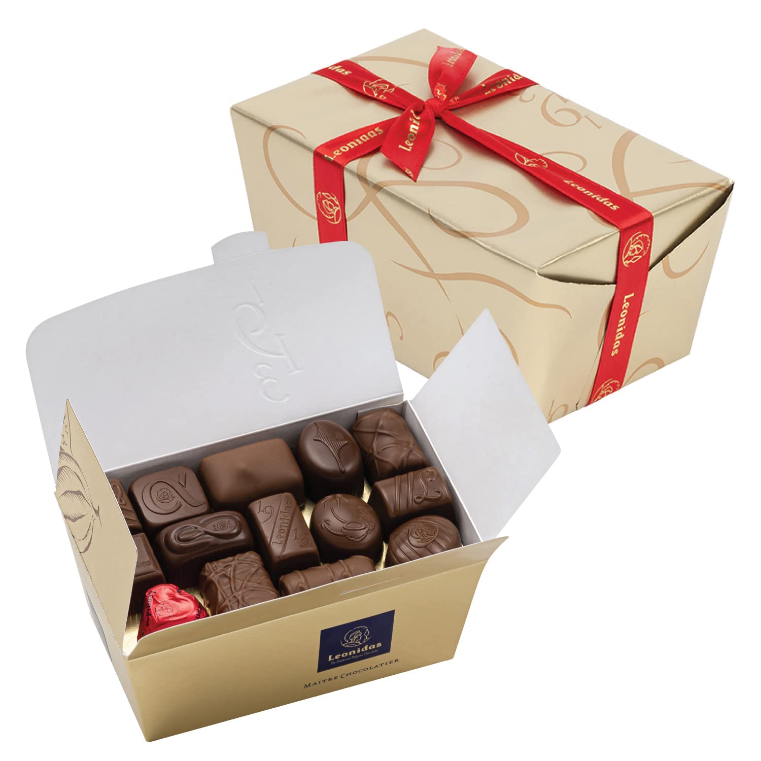 Leonidas Belgian Chocolates | All Milk Chocolates in a Beautiful Gift Ballotin B