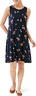 Amazon Essentials Women's Dress, Sleeveless, A-Line Silhouette, Large Size