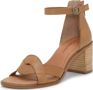 Lucky Brand Women's Sarwa Ankle Strap Heeled Sandal