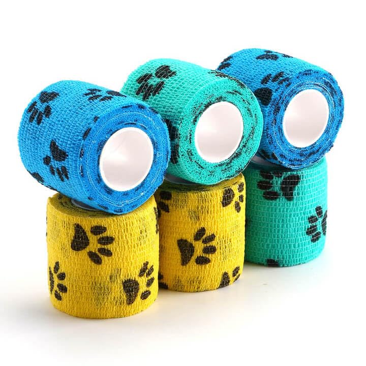 WePet Pet Wrap, Self-Adhesive, Only Sticks to Itself, Non-Woven Tape for Dog Leg
