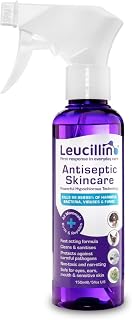 Leucillin Natural Antiseptic Spray 150ml - Antibacterial Antifungal Antiviral for Dogs Cats All Animals Itchy Skin Minor Wound Care and Skin Health | 150ml