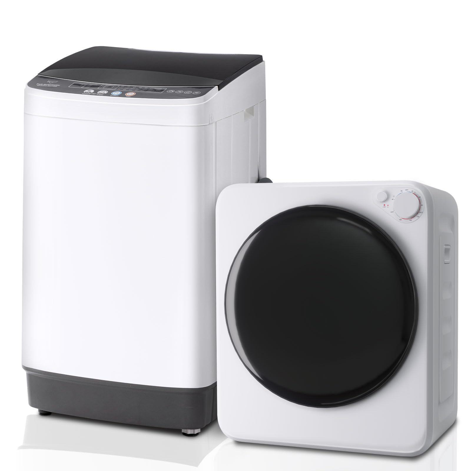 Stopsad 2.0 & 1.6 Cu.Ft Washer Dryer Combo Full Auto 10 Wash 5 Dry Modes | Prota