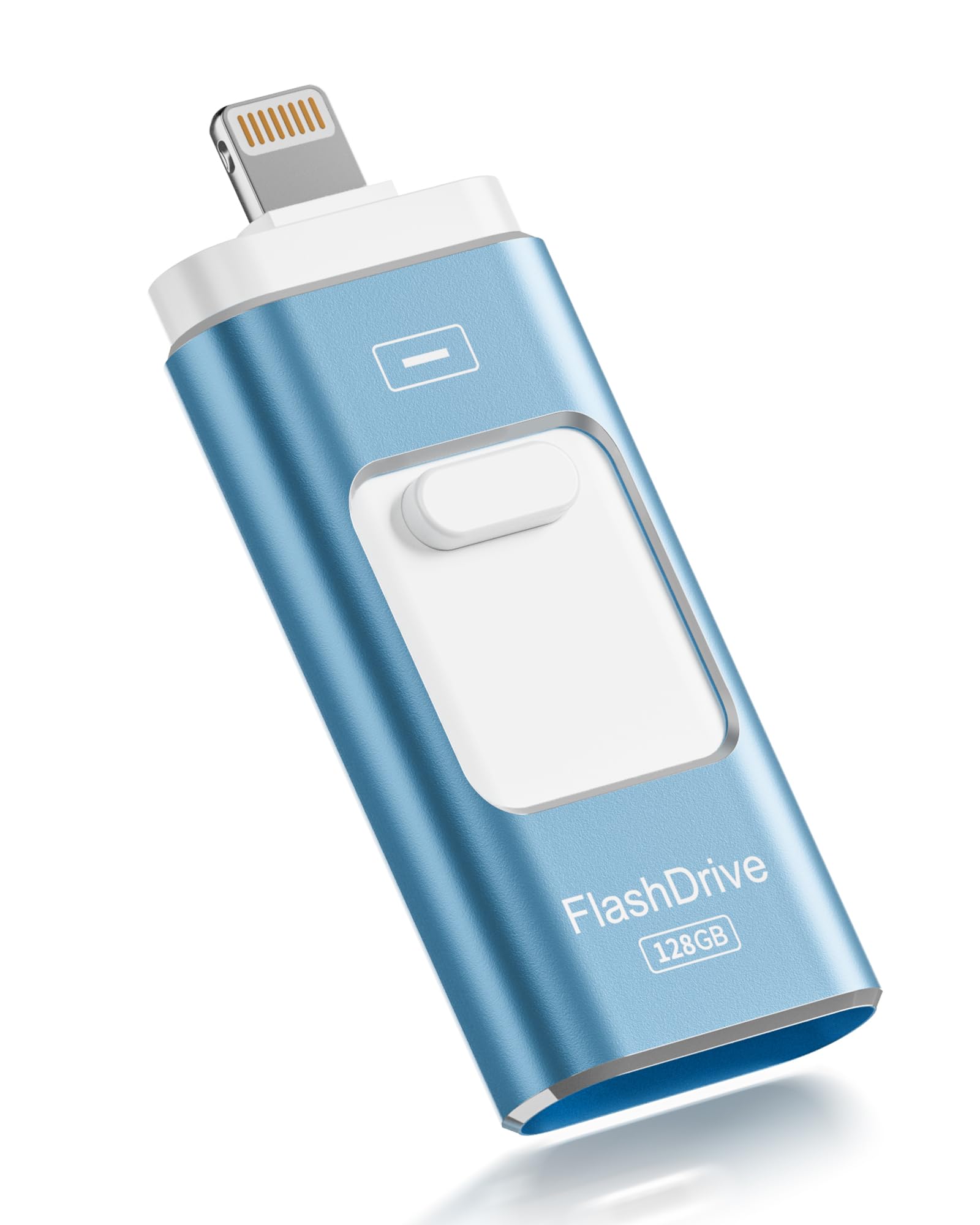 Apple MFi Certified 128GB Flash Drive for iPhone Thumb Drive Photo Stick, USB Me