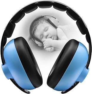 BBTKCARE Baby Ear Protection Noise Cancelling Headphones for Babies for 3 Months to 3 Years (Blue)