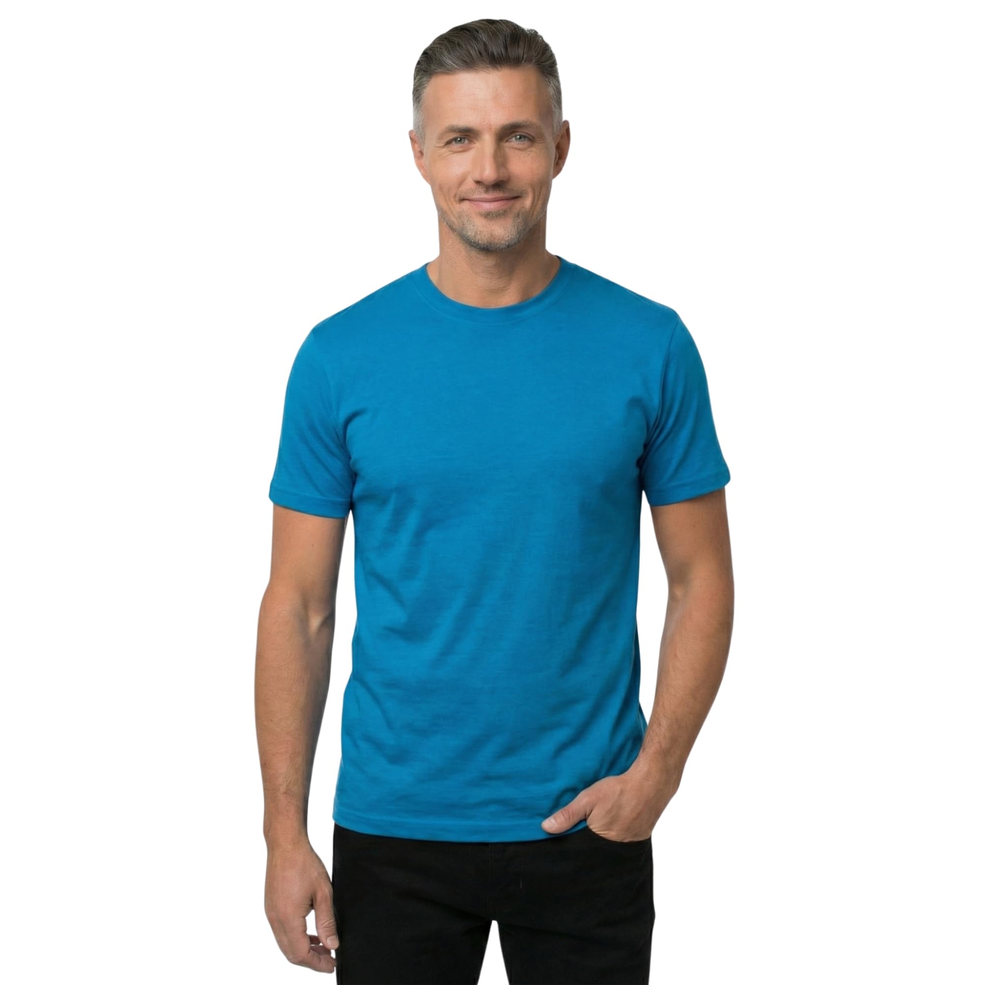 Merino.tech 100% Merino Wolle Tshirt Herren - Merino Shirt Herren Kurzarm