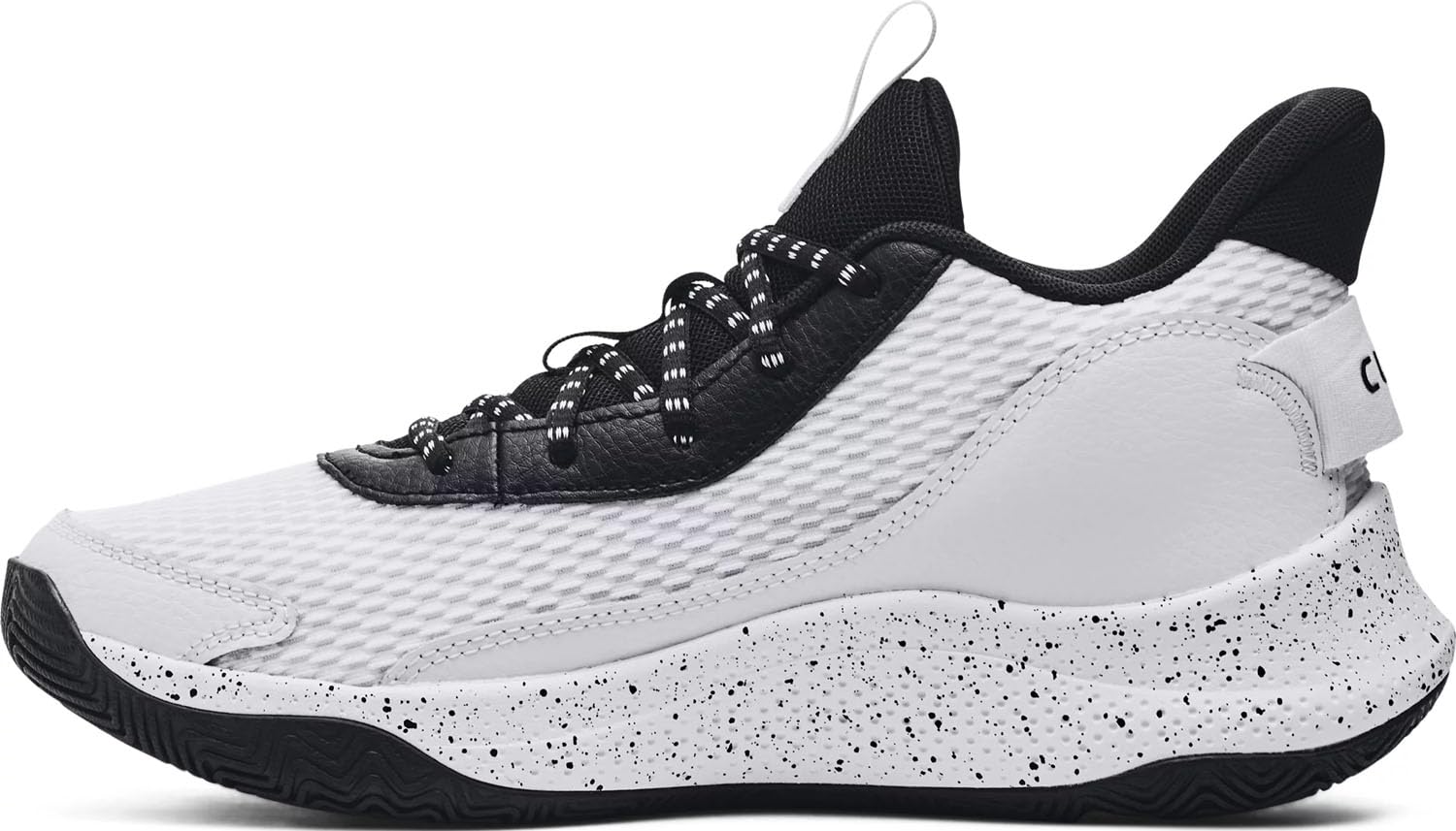 Under Armour Men's Curry 3Z7 Basketball Shoes 3026622 (White/Black - 101, US Foo