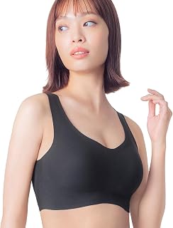 Wing Blend Material Is Easy Yet Beautiful, Doesn't Get Stuffy And Comfortable [Cotton Luxury] Crop Top Kb1031 Reggiseno Senza Ferretto, Opaque, Bl, L Donna