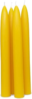 8 inch Bees Wax Taper Bundle of 4 by Paper Garden