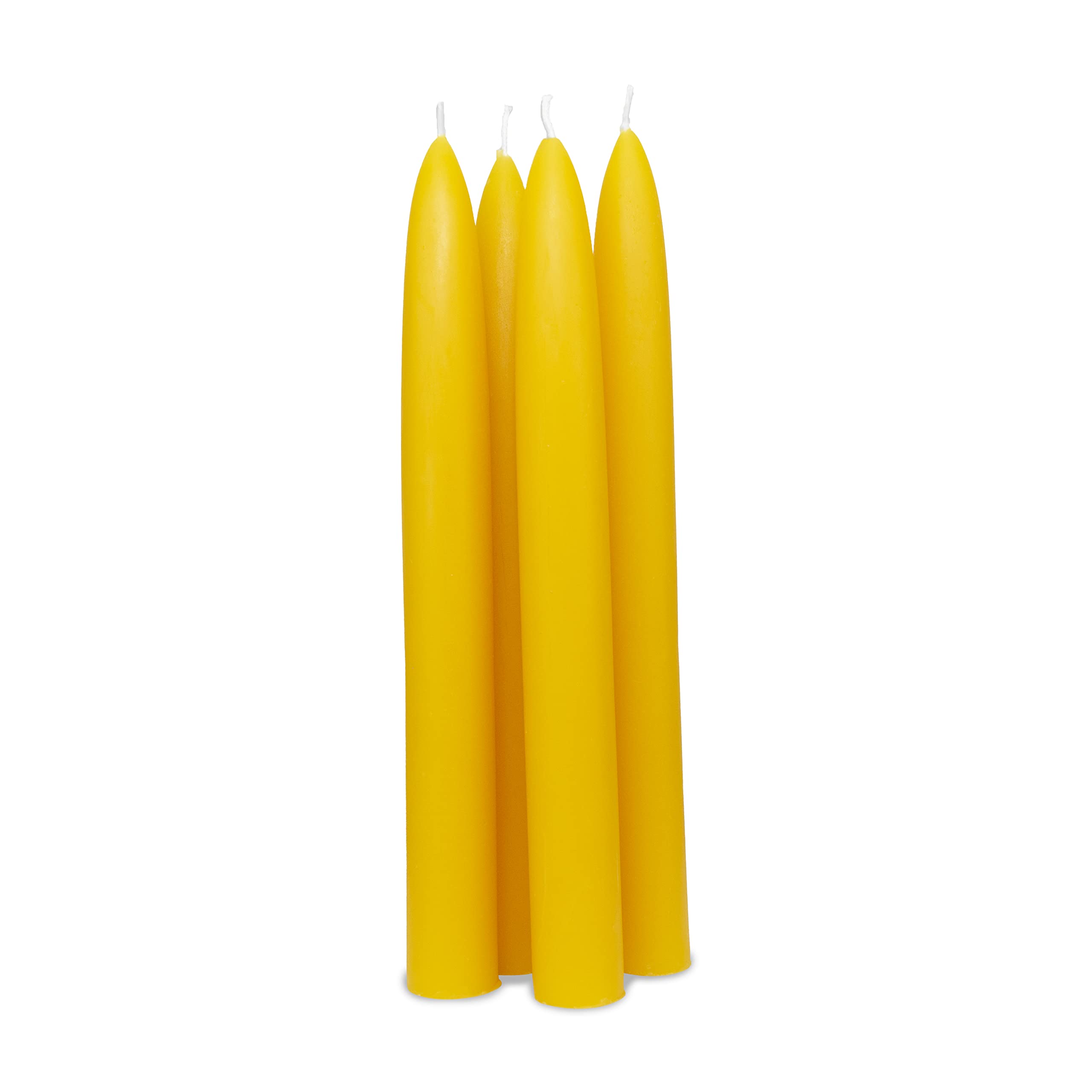 8 inch Bees Wax Taper Bundle of 4 by Paper Garden