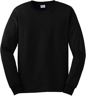 Gildan Men's Ultra Cotton Long Sleeve T-Shirt, Style G2400 Shirt (Pack of 1)